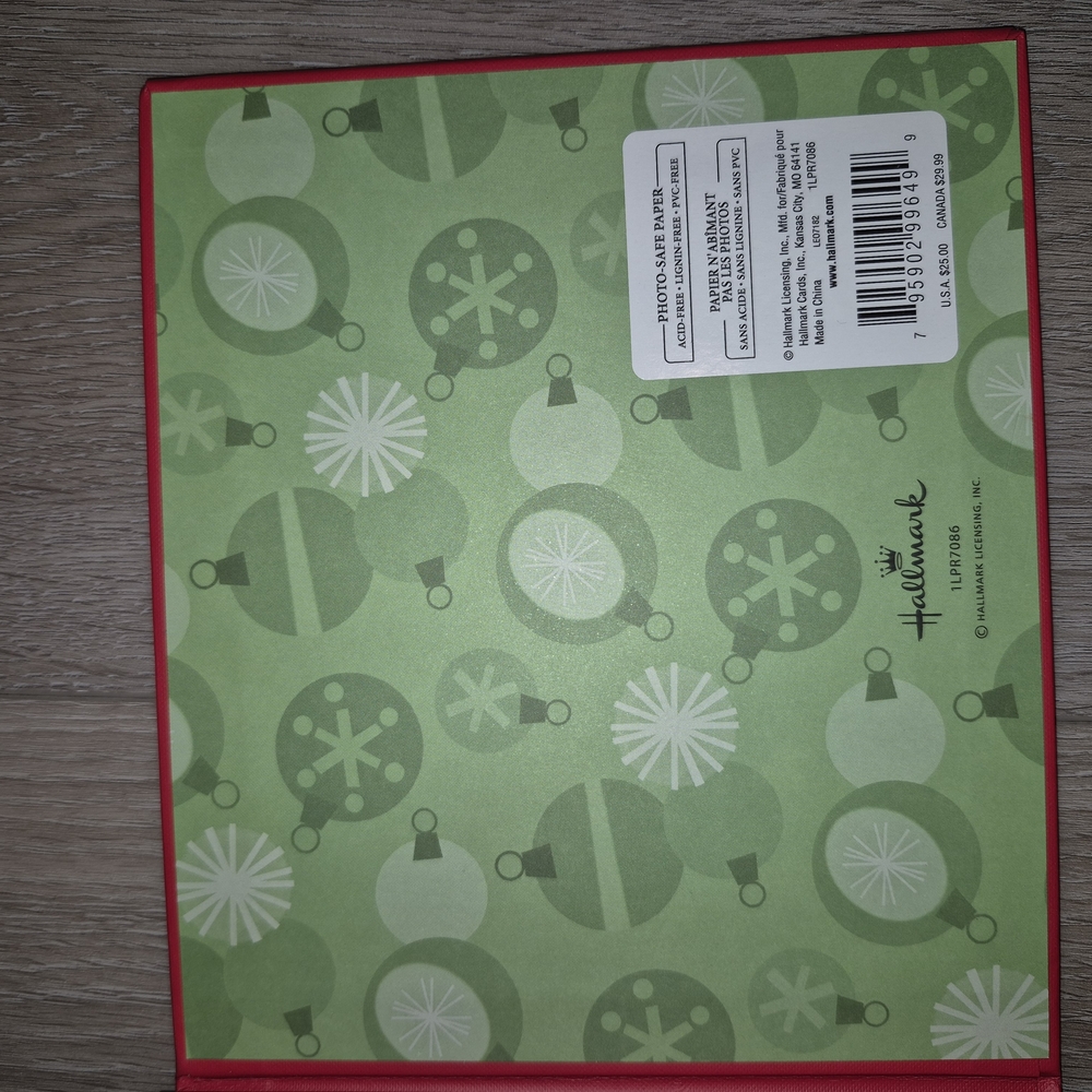 Hallmark Green Holiday Photo Album